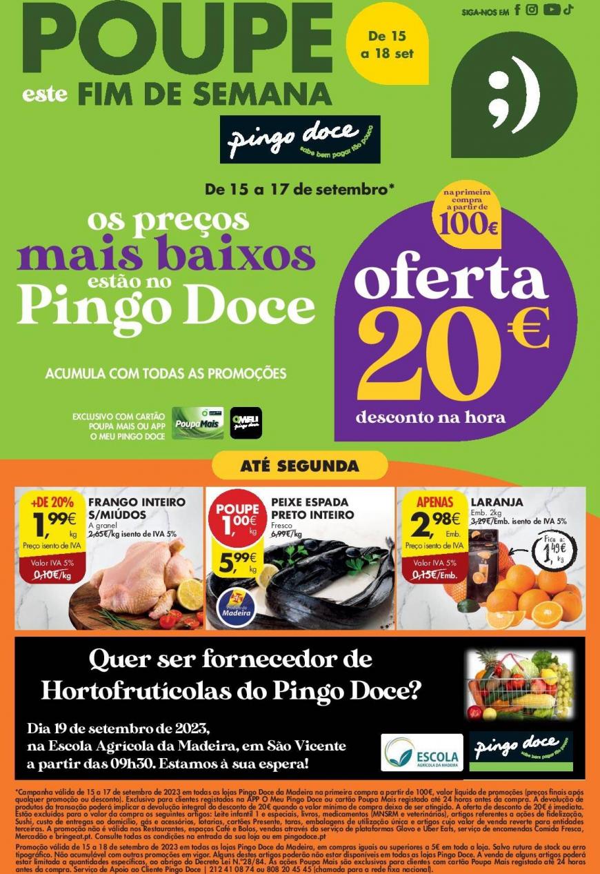 Folheto Pingo Doce Fim de Semana Madeira