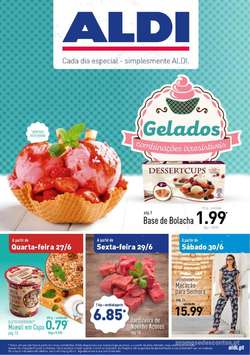 Folheto Aldi Gelados - 27 de Junho a 3 de Julho pág. 1
